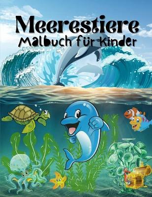 Book cover for Meerestiere Malbuch für Kinder