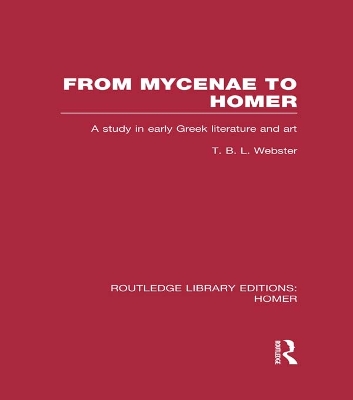 Book cover for From Mycenae to Homer