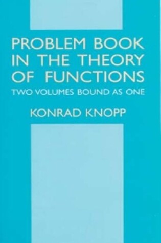 Cover of Problem Book in the Theory of Functions