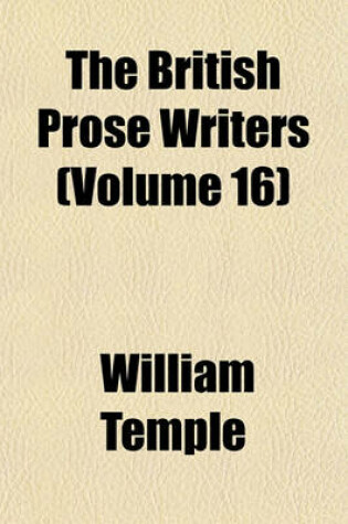 Cover of The British Prose Writers (Volume 16)