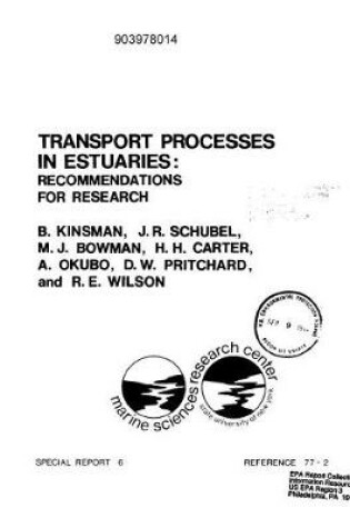 Cover of Transport Processes In Estuaries Recommendations For Research