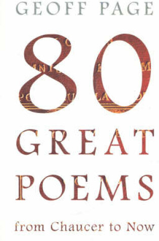 Cover of 80 Great Poems from Chaucer to Now