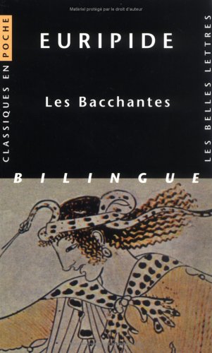 Book cover for Euripide, les Bacchantes