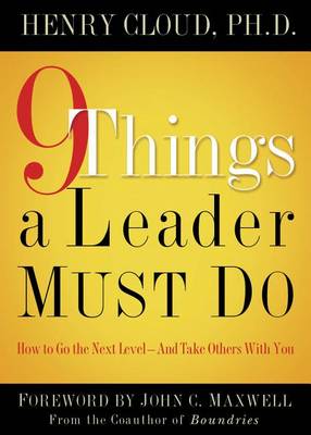 Book cover for 9 Things a Leader Must Do