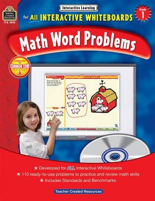 Book cover for Interactive Learning: Math Word Problems Grd 1