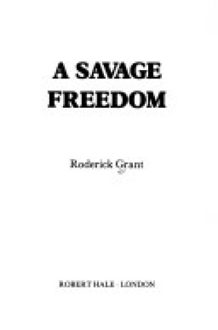 Cover of Savage Freedom