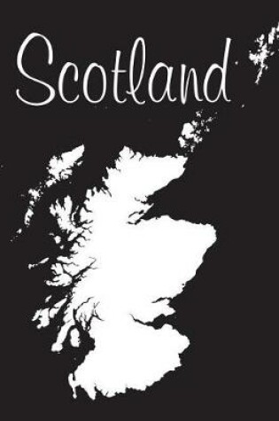 Cover of Scotland - Black 101 - Lined Notebook with Margins - 8.5X11