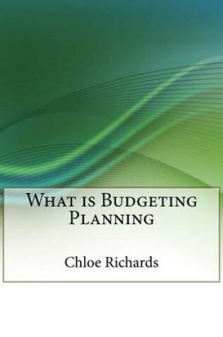 Cover of What Is Budgeting Planning