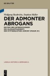 Book cover for Der Admonter Abrogans