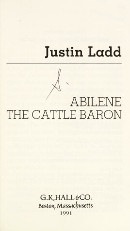 Book cover for The Cattle Baron