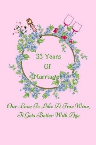 Cover of 33 Years Of Marriage Our Love Is Like A Fine Wine, It Gets Better With Age