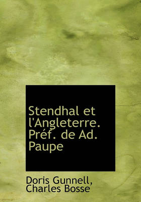Book cover for Stendhal Et L'Angleterre. PR F. de Ad. Paupe
