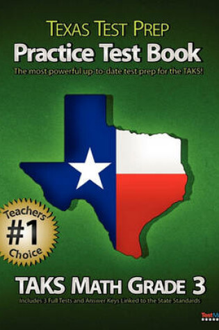 Cover of Texas Test Prep Taks Math Grade 3 Practice Test Book