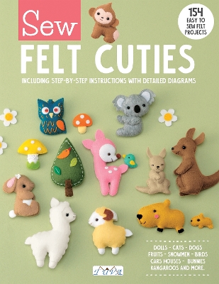 Book cover for Sew Felt Cuties