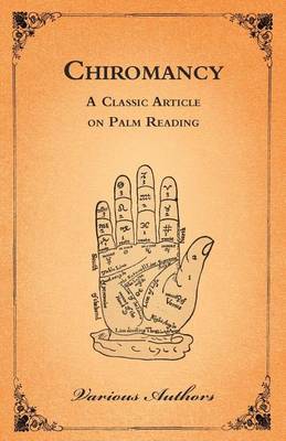 Book cover for Chiromancy - A Classic Article on Palm Reading