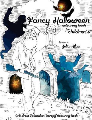 Book cover for Fancy Halloween Colouring Book for Children's