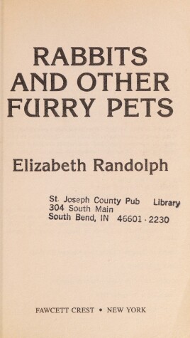 Book cover for Rabbits and Other Furry Pets