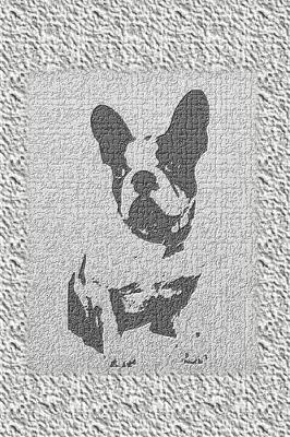 Book cover for French Bulldog Gray and Black Theme