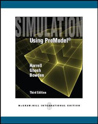 Book cover for Simulation Using ProModel (Int'l Ed)