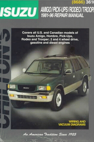 Cover of Isuzu Trooper and Vauxhall Monterey, Brava Pick-up and Midi-van (1981-96)