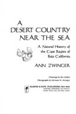 Cover of A Desert Country Near the Sea