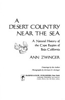 Book cover for A Desert Country Near the Sea