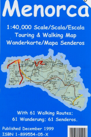 Cover of Menorca Tour and Trail Map