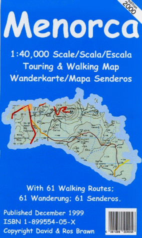 Cover of Menorca Tour and Trail Map