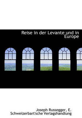 Book cover for Reise in Der Levante Und in Europe