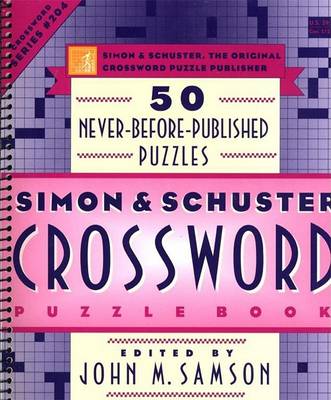 Book cover for S&s Crossword Puzzle Book #204