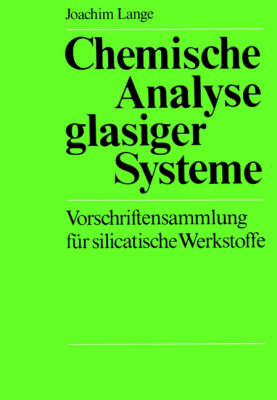 Book cover for Chemische Analyse Glasiger Systeme