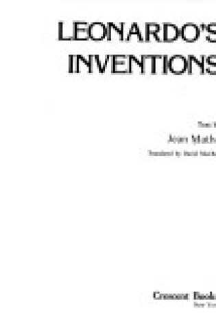 Cover of Leonardos Inventions