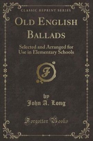 Cover of Old English Ballads
