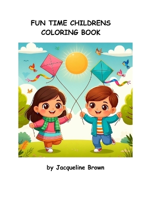 Book cover for Fun Childrens Coloring Book