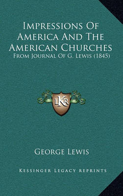 Book cover for Impressions of America and the American Churches