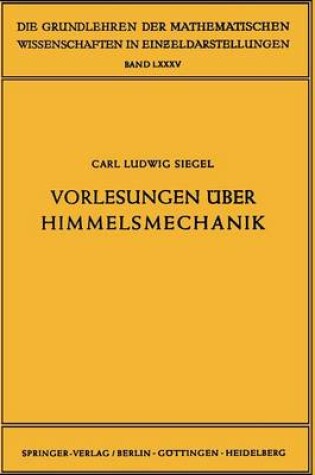 Cover of Vorlesungen UEber Himmelsmechanik