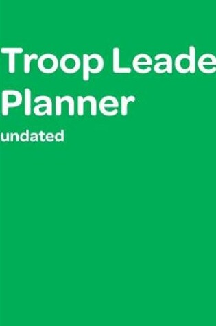 Cover of Troop Leader Planner