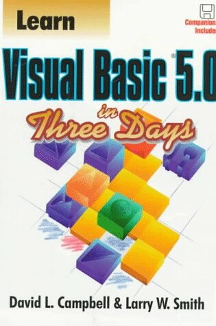 Cover of Learn Visual Basic 5.0 in 3 Days
