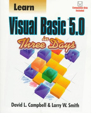 Cover of Learn Visual Basic 5.0 in 3 Days