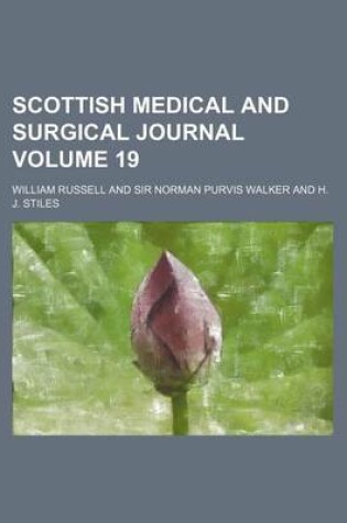 Cover of Scottish Medical and Surgical Journal Volume 19