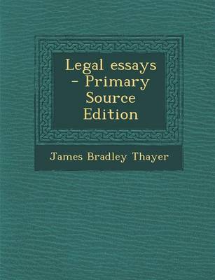 Book cover for Legal Essays