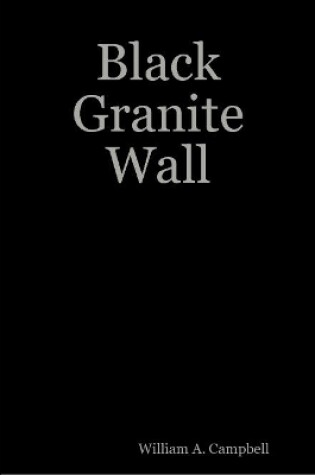 Cover of Black Granite Wall