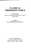 Book cover for Classical Thermodynamics