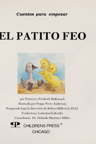 Cover of El Patito Feo/The Ugly Little Duck