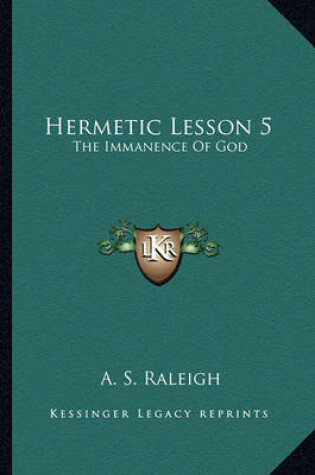 Cover of Hermetic Lesson 5