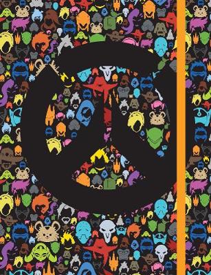 Book cover for Overwatch: All Over Character Icon Notebook