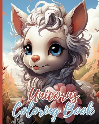 Book cover for Unicorns Coloring Book