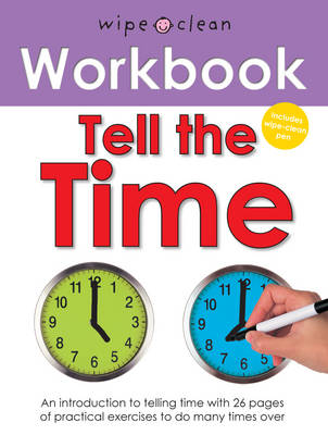 Book cover for Wipe Clean Workbook - Telling The Time