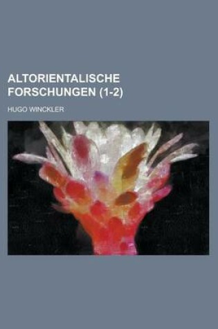 Cover of Altorientalische Forschungen (1-2)