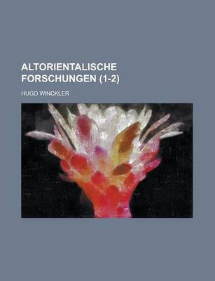 Book cover for Altorientalische Forschungen (1-2)